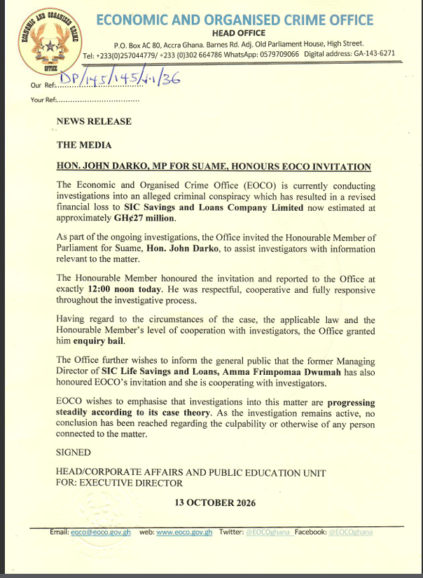 HON. JOHN DARKO