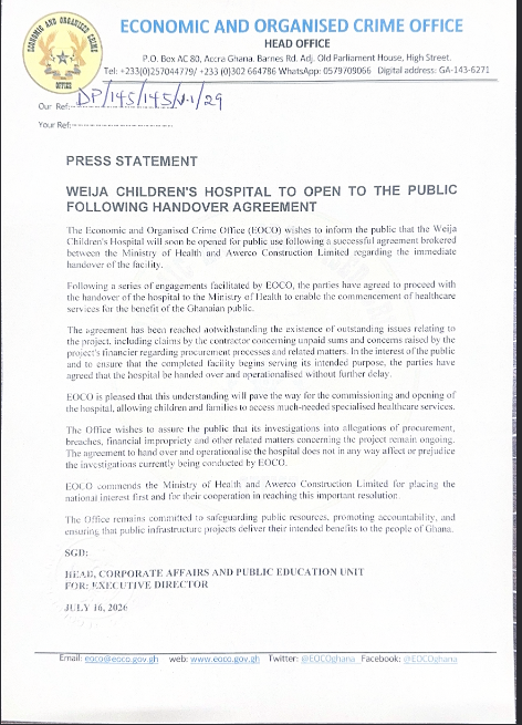 WEIJA CHILDREN HOSPITAL