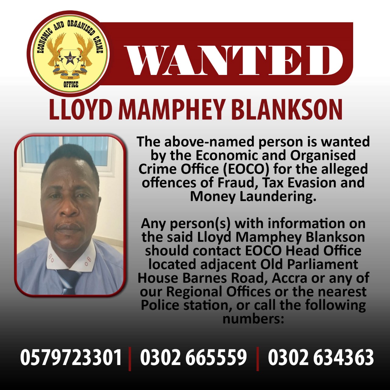 LLOYD MAMPHEY BLANKSON